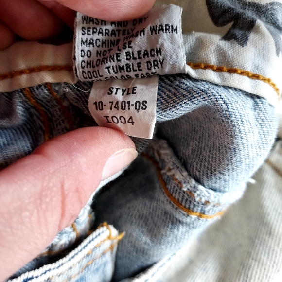 Vintage 80s Jordache Bow Detail Overall Jumpsuit with Western Belt - Picture 3 of 16